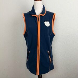 Alp N Rock Navy and Orange Zip Up Vest
